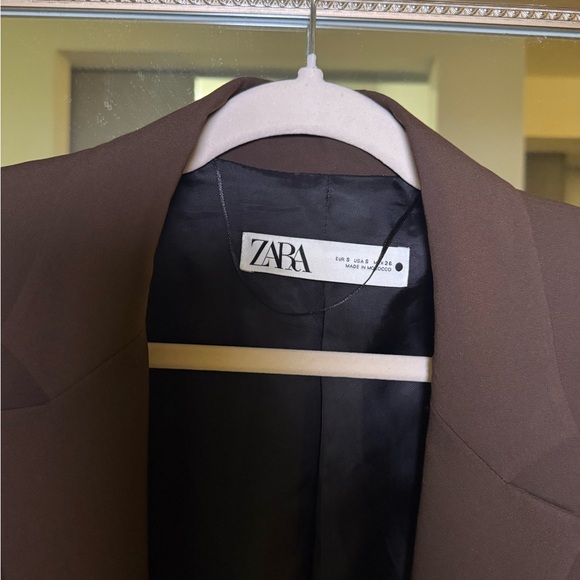 Zara oversized chocolate Brown Blazer - Picture 5 of 5